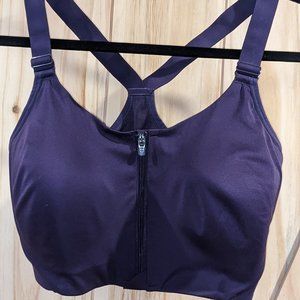 All In Motion Front Zip Push-Up Workout Bra